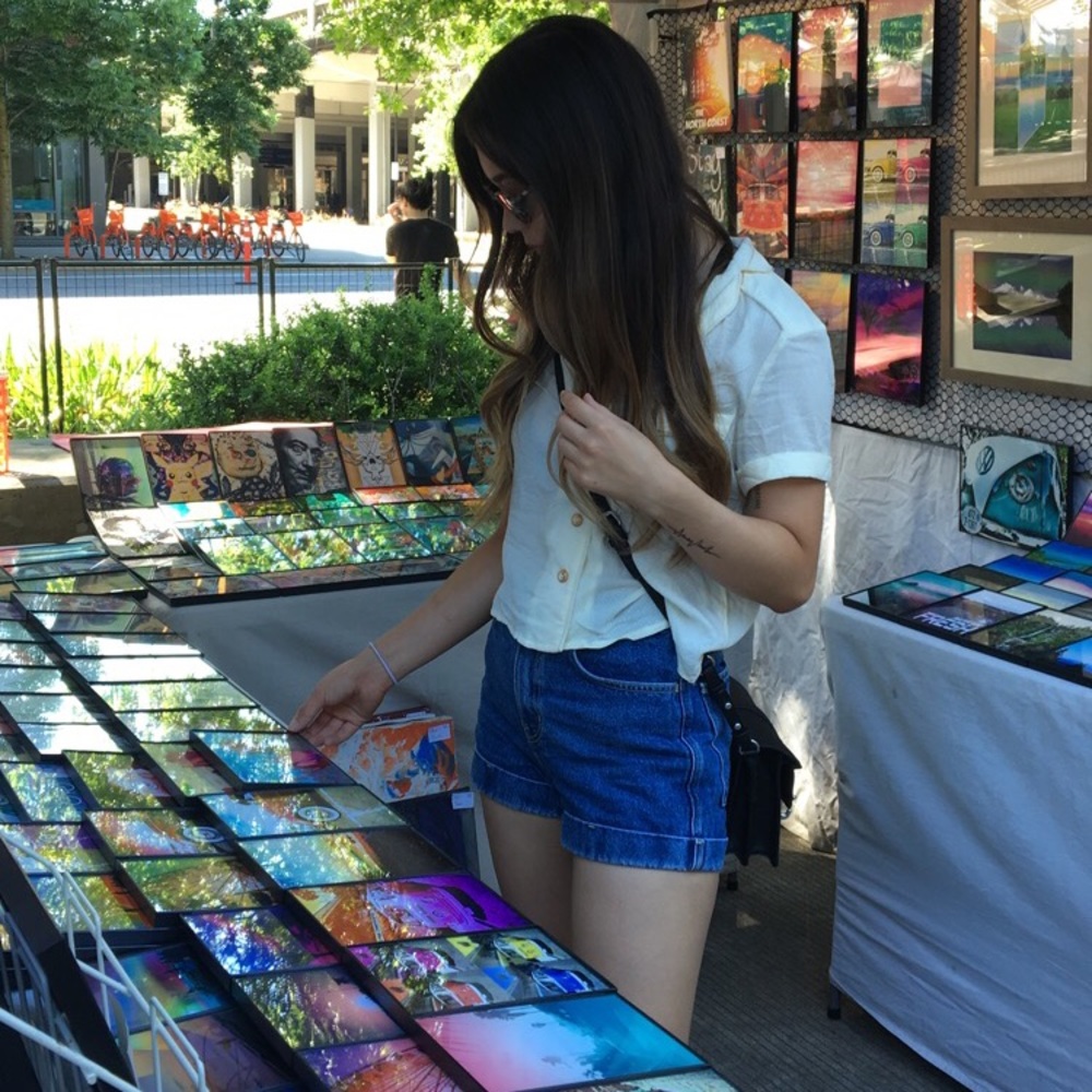 American Apparel high waisted shorts